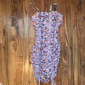 Purple Endless Rose Floral Mini Dress Size XS